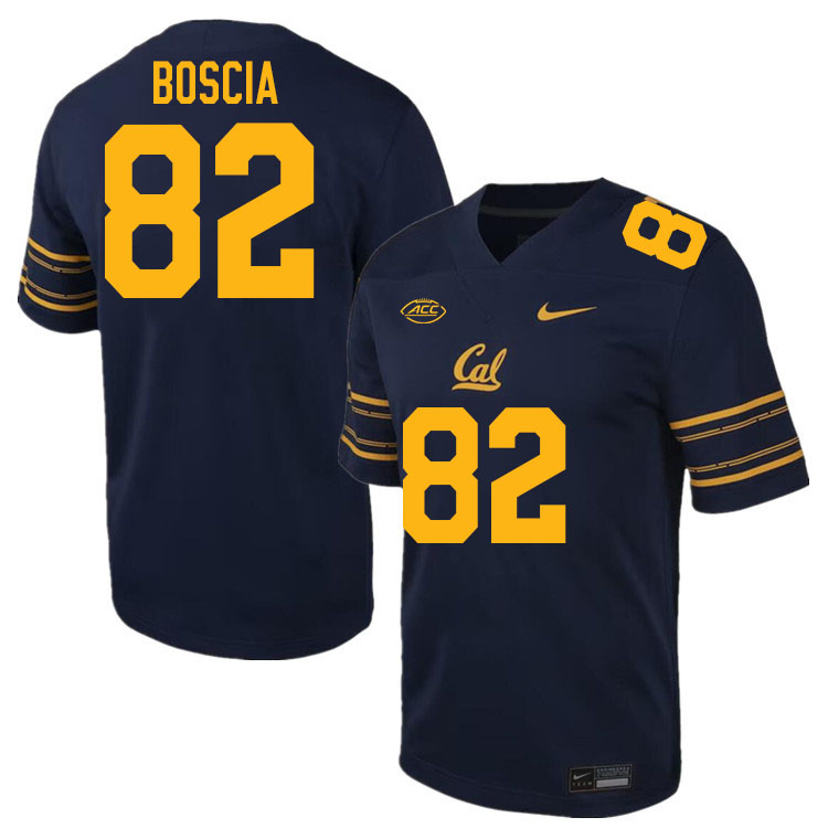 California Golden Bears #82 Cole Boscia ACC Conference College Football Jerseys Stitched-Navy